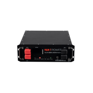 HDA Power 51.2v 100Ah LiFePO4 rack batarya ürünü